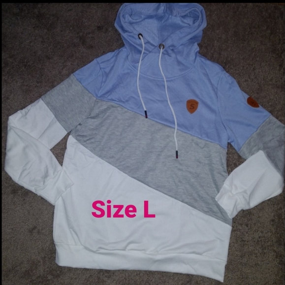 Cowl Neck Hoodie Pullover - Picture 3 of 5